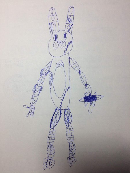 Нарисовать сломанного Бонни