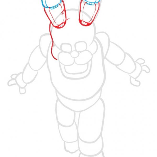 Нарисовать Бонни белый