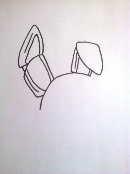 Как рисовать Бонни из 5 ночей