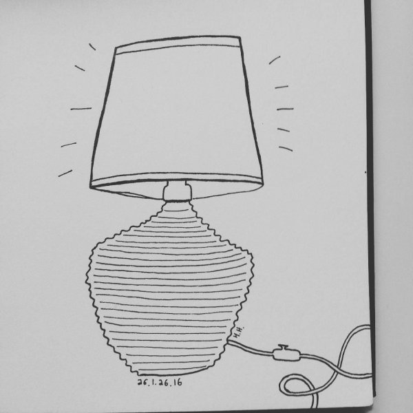 Лампа для срисовки настольная