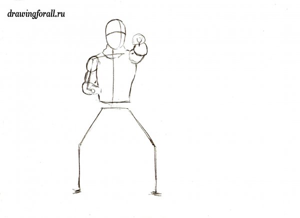 Ниндзя рисунок карандашом поэтапно для начинающих