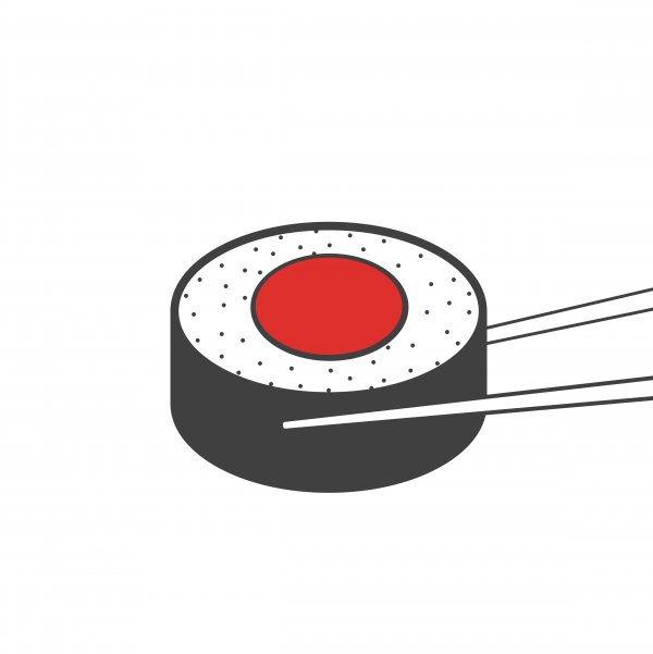 Схематичный рисунок суши