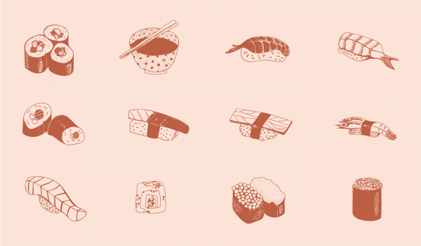 Роллы вектор