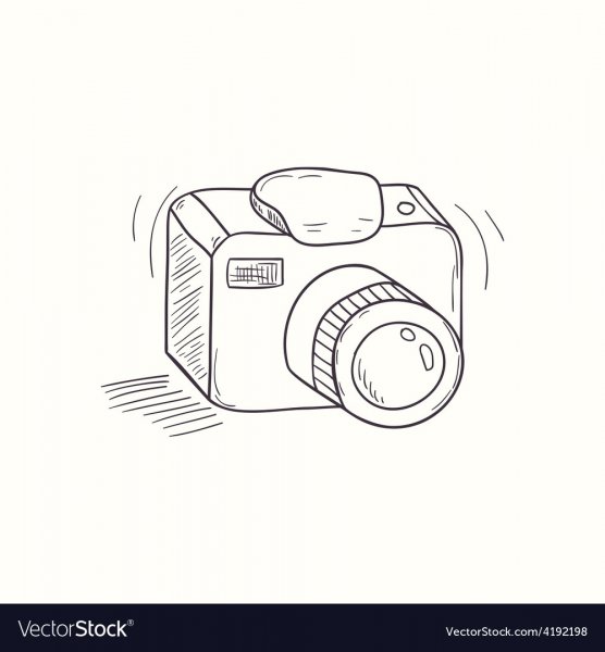 Цифровой фотоаппарат рисунок