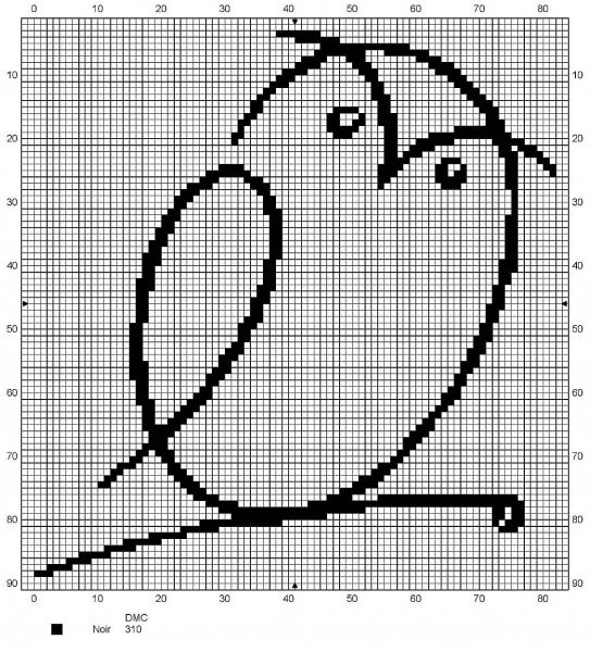 Простые схемы для вышивания