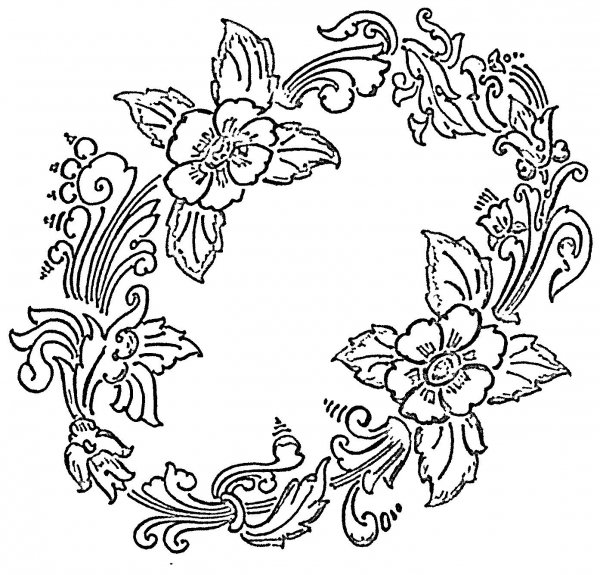 Трафареты для вышивки на ткани