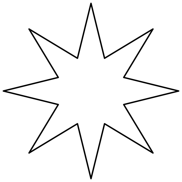 Звёздочки трафареты для вырезания