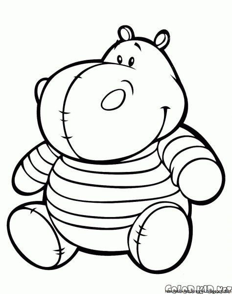 Зайчик раскраска для детей