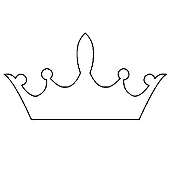 Лекало короны принцессы