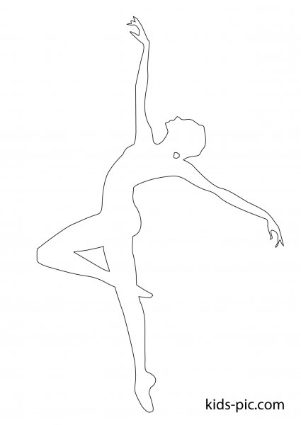 Балерина контур
