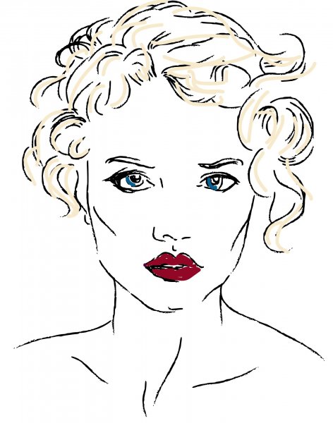 Контурный портрет