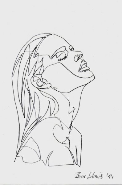 Контурные эскизы