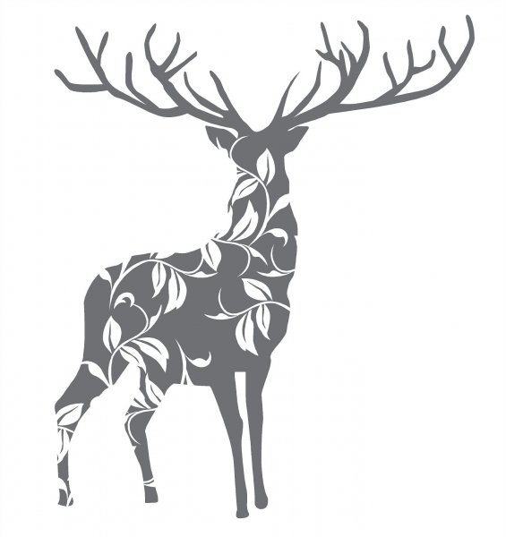 Очертание оленя