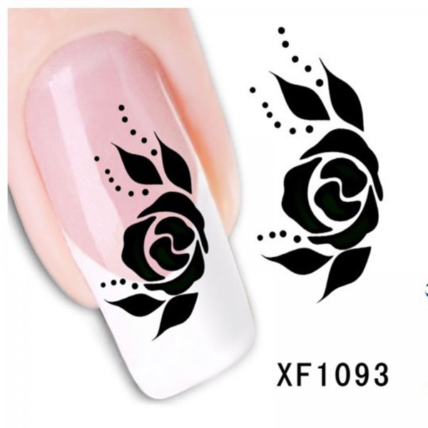 Трафарет для узора для ногтей