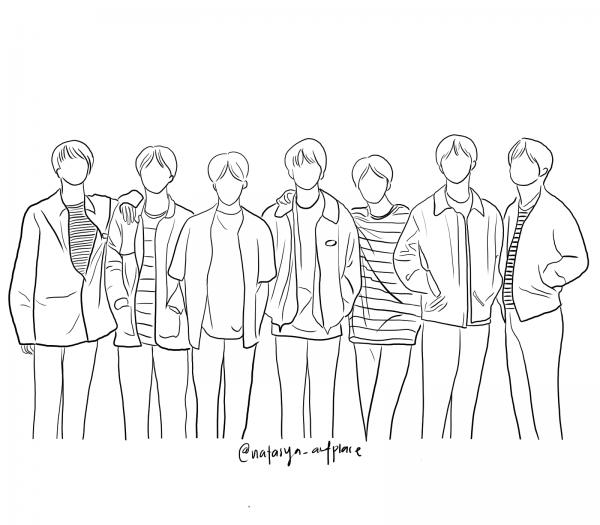BTS Lineart