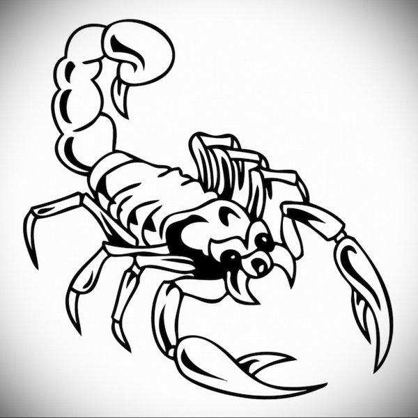 Тату Скорпион эскизы