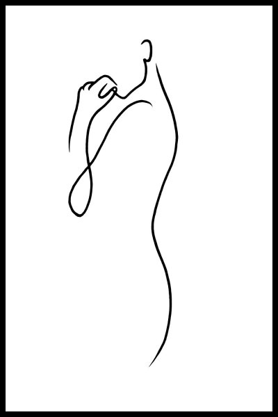 Фигура человека контур