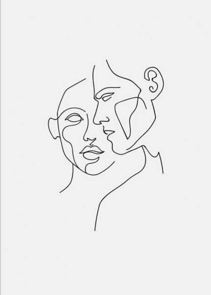 Контурный портрет