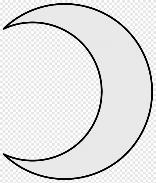 Эскиз Луна контур