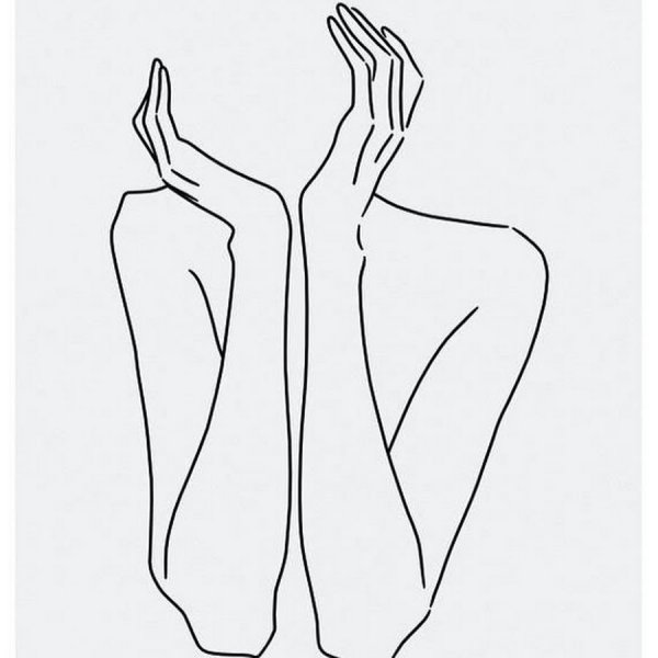 Руки одной линией