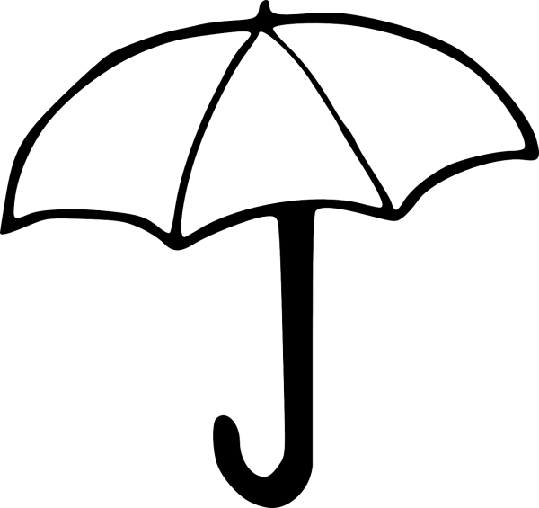 Зонтик контур