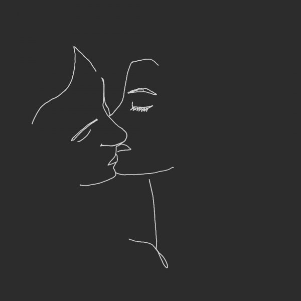 Поцелуй Минимализм