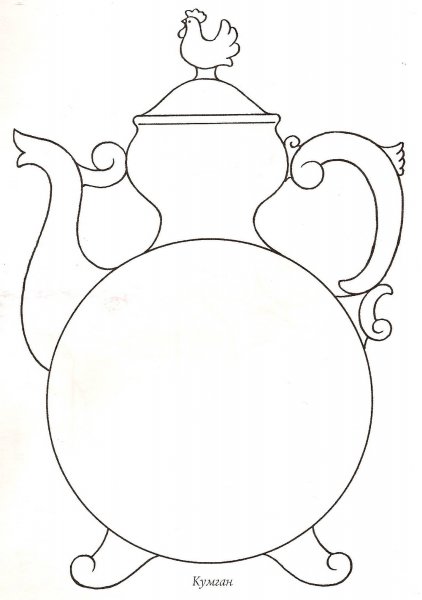 Рисование самовара