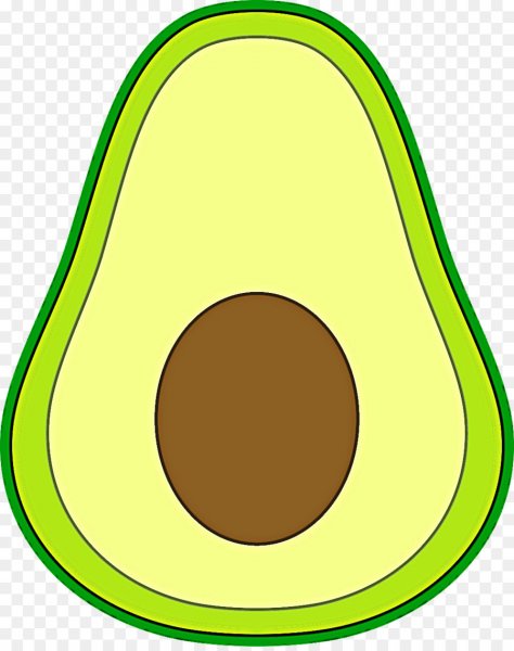 Авокадо векторный