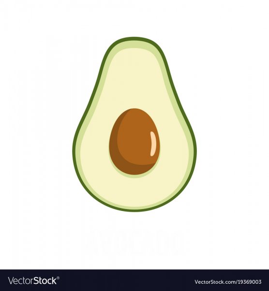 Трафарет авокадо