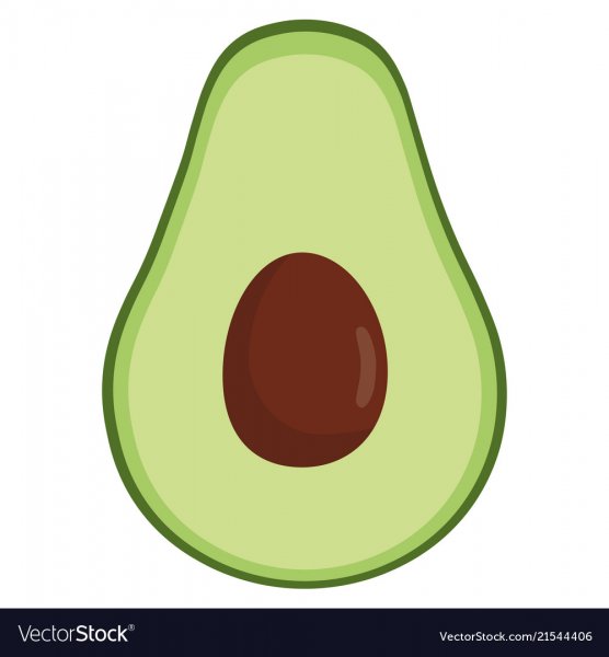 Авокадо контур
