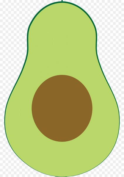 Шаблон авокадо