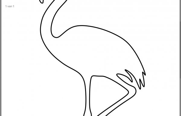 Цапля силуэт