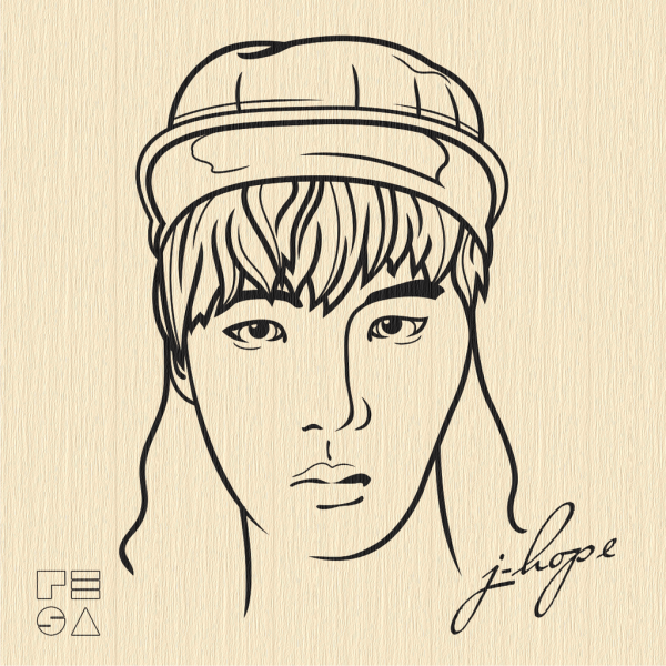 БТС line Art линия