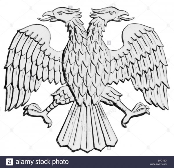 Геральдический белый орёл