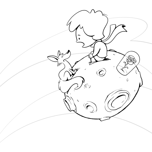 Маленький принц и Лисенок