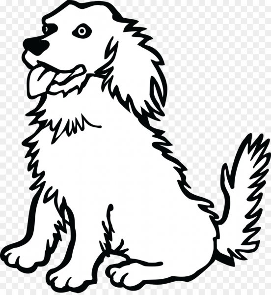 Собака контур