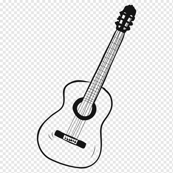 Акустическая гитара рисунок