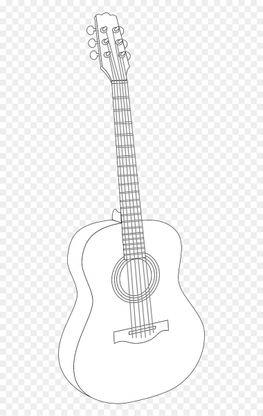 Гитара раскраска