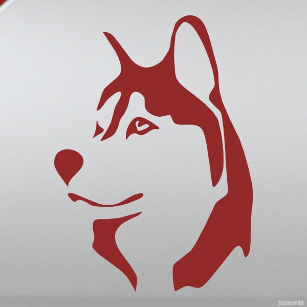 Наклейки хаски