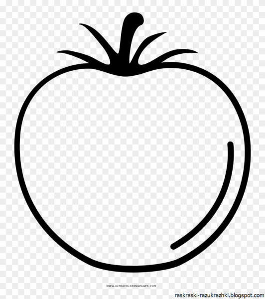 Помидор раскраска для детей