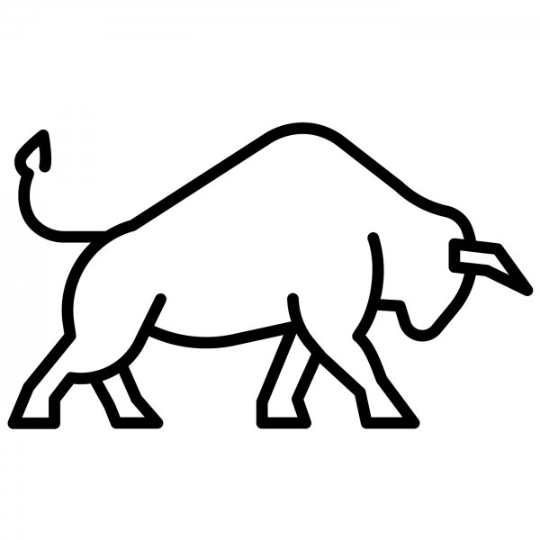 Бык пиктограмма