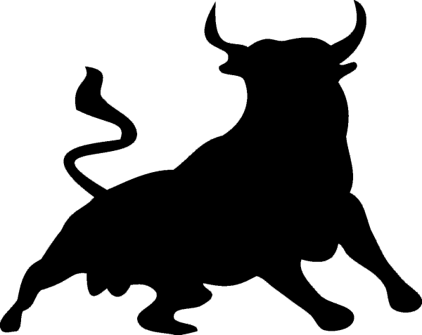 Трафарет быка