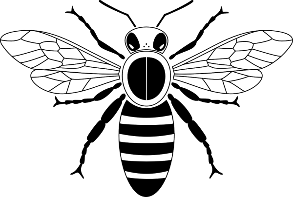 Стилизованная пчела