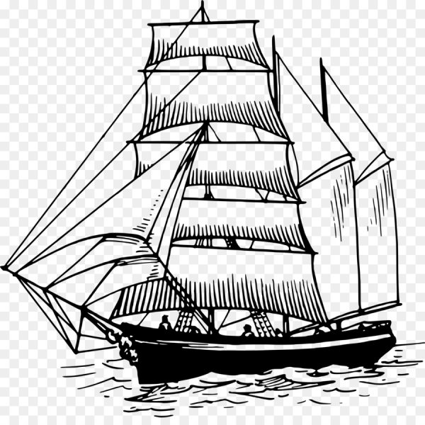 Парусник контур