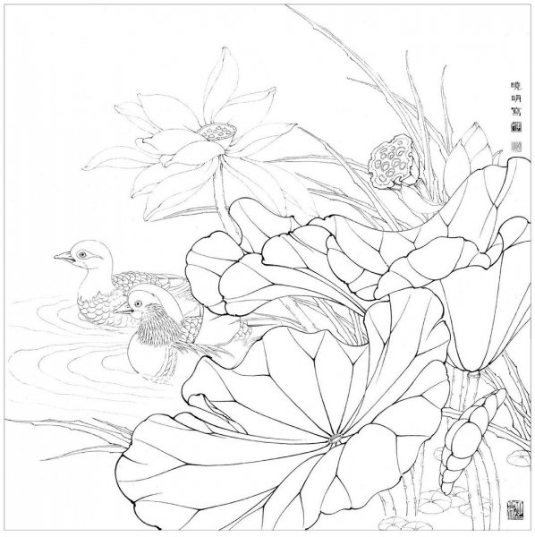 Китайские раскраски гунби