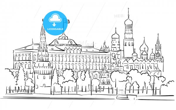 Московский Кремль раскраска для детей