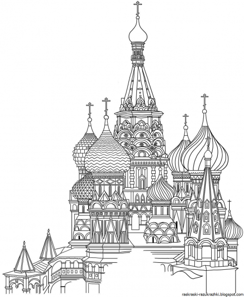 Собор Василия Блаженного эскиз
