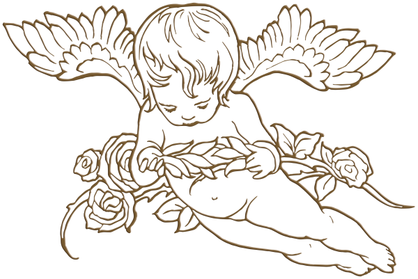 Ангелочек вектор