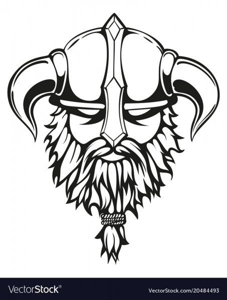 Викинг рисунок