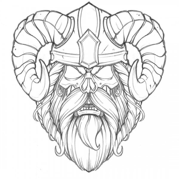 Викинги раскраска